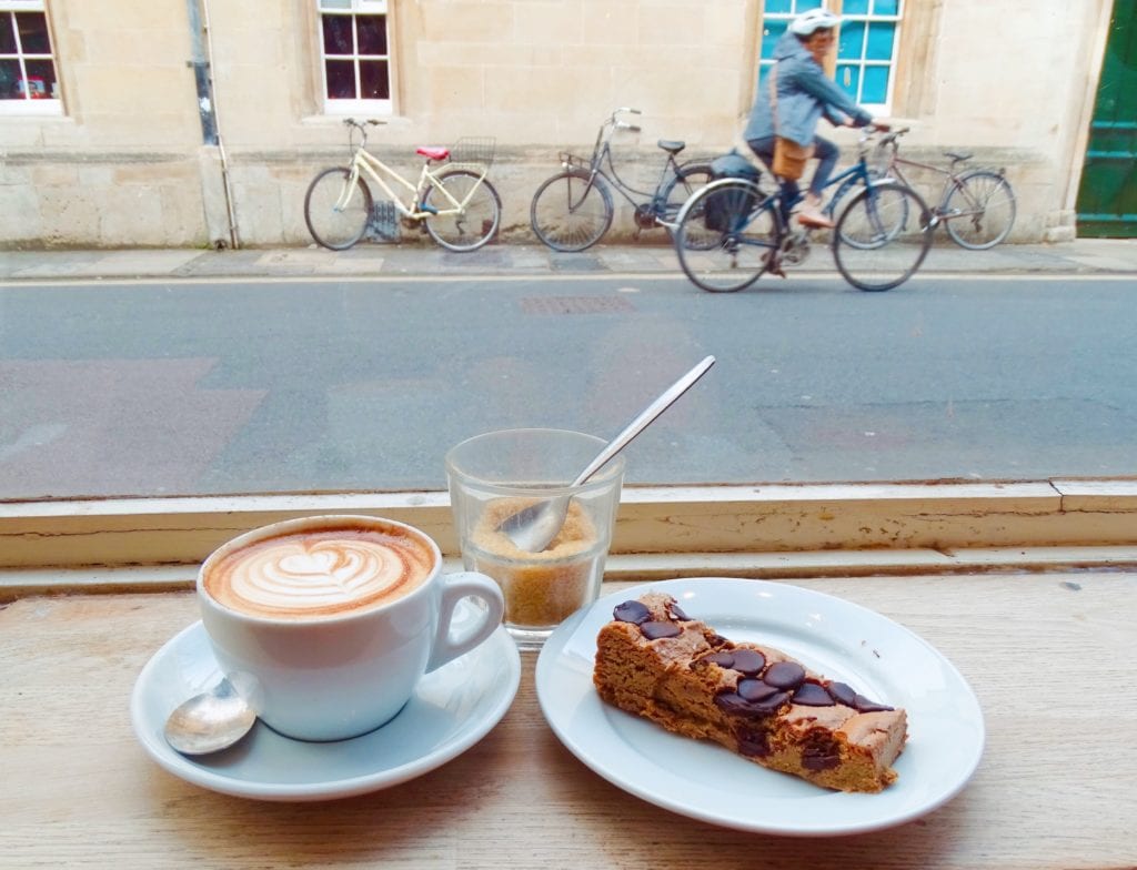 Coffee at Missing Bean cafe Turl Street Oxford