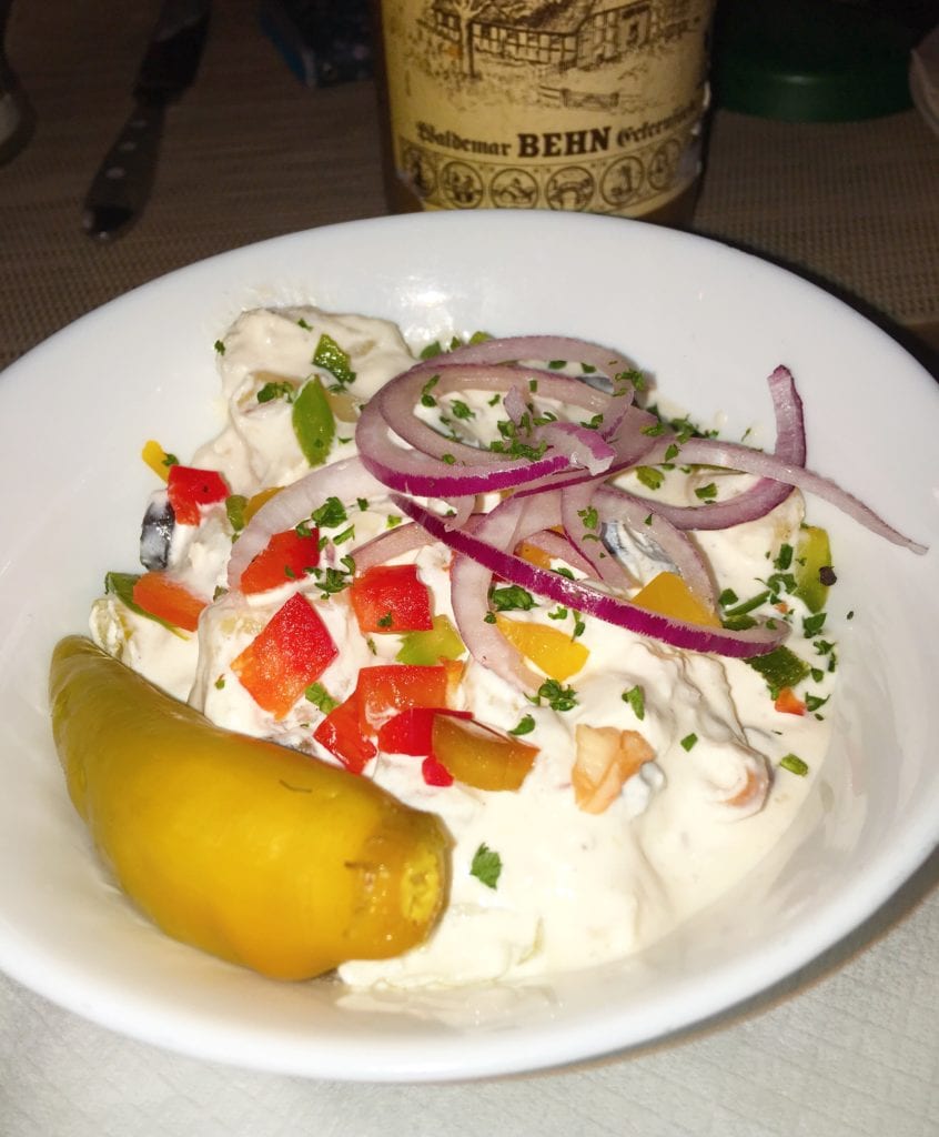 Potato salad at Kartoffel Keller