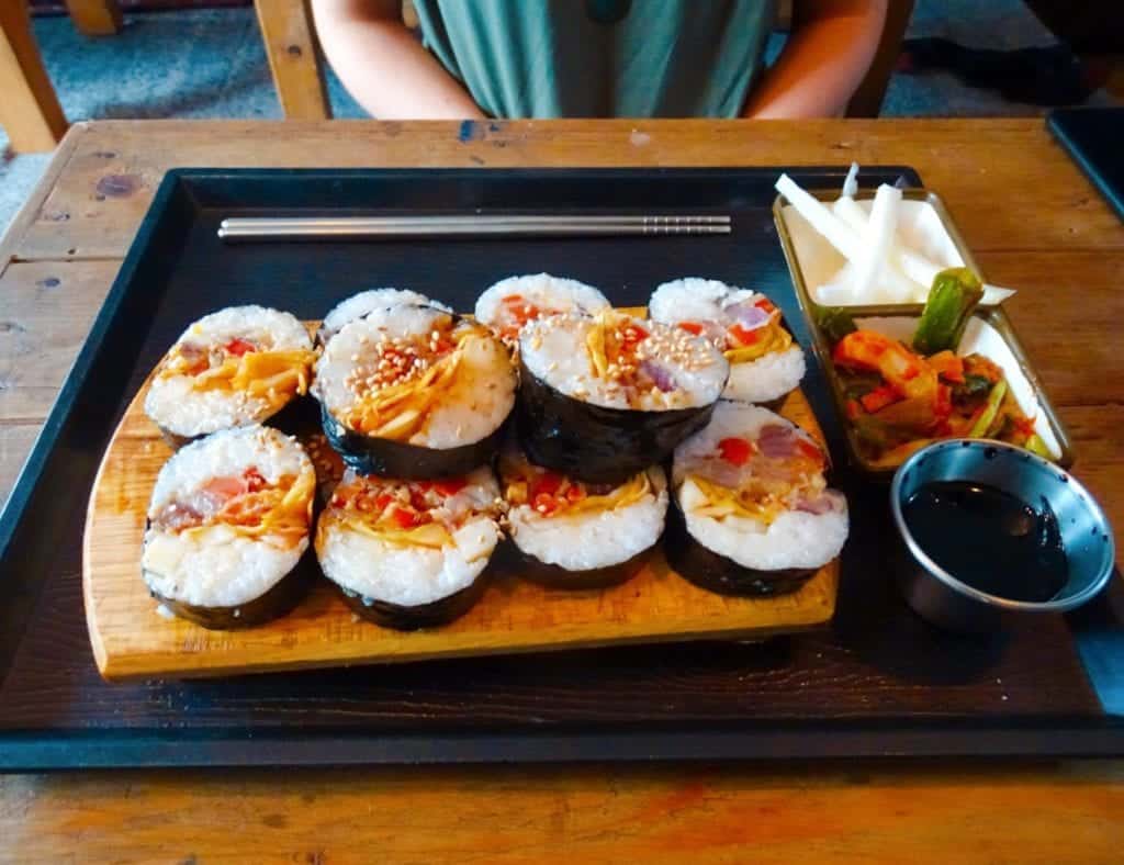 Korean sushi Cafe Dream Rishikesh