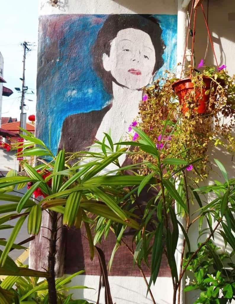 Street art on the corner Melaka