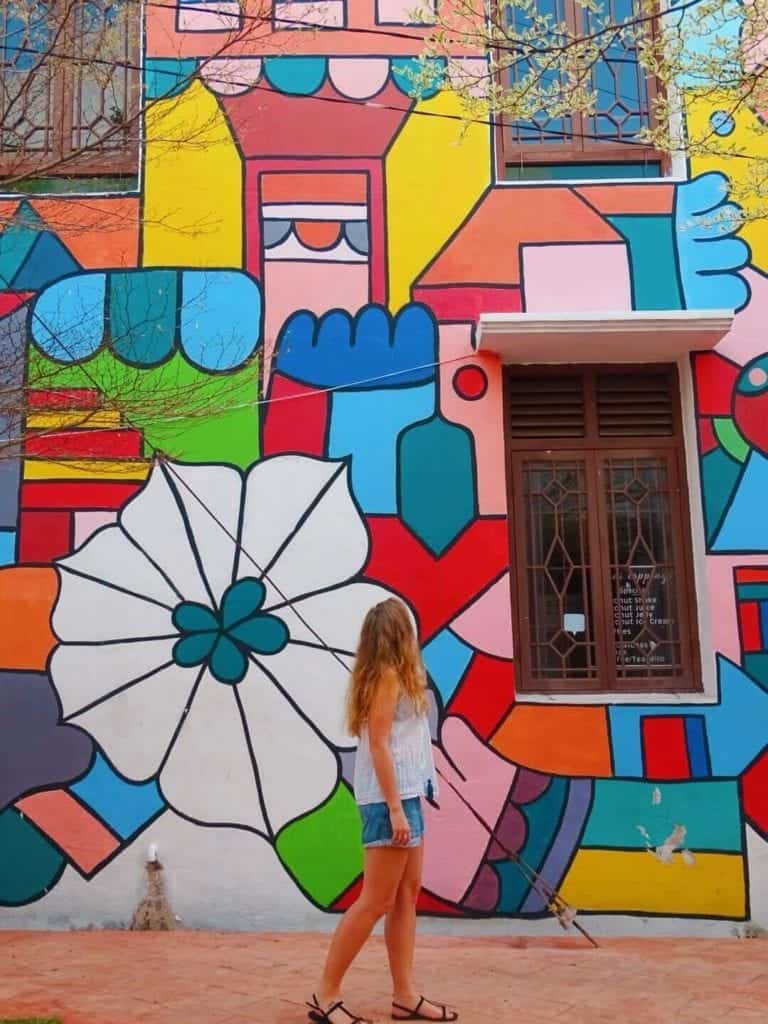 Vibrant urban art Melaka
