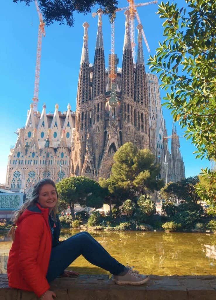 Sagrada Familia from Park of Gaudi
