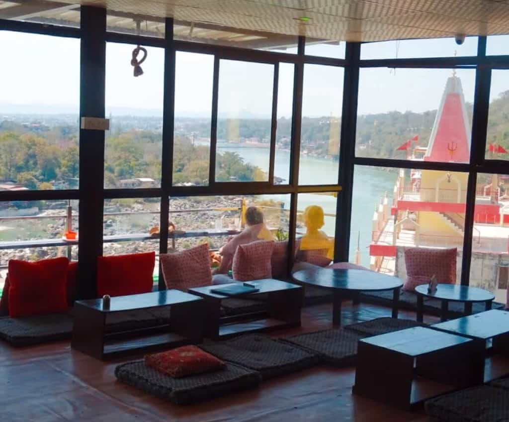 View of Ganges from Tat Cafe Rishikesh
