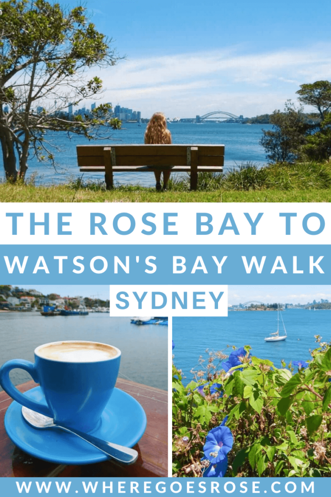 Rose bay Sydney walk Watsons bay